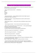 Biology 1322 Final Exam Questions with Answers