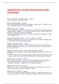 AHIP FINAL EXAM QUESTIONS AND ANSWERS