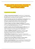 WGU D658 PLANNING INSTRUCTIONAL STRATEGIES FOR MEANINGFUL LEARNING EXAM QUESTIONS AND CORRECT ANSWERS &lpar;NEWEST&rpar;