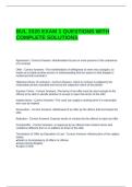 BUL 3320 EXAM 1 QUESTIONS WITH COMPLETE SOLUTIONS