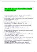 BUL 3320 EXAM 2 PART 1 QUESTIONS AND ANSWERS