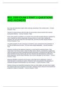 BUL 3320 EXAM 2 PART 2 QUESTIONS AND ANSWERS