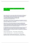 BUL 3320 EXAM 2 QUESTIONS AND ANSWERS