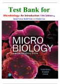 Test Bank for Microbiology&colon; An Introduction 13th Edition by Gerard Tortora&comma; Berdell Funke and Christine Case Chapters  1-28 Covered &lpar;9780134605180&rpar;