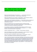 BUL 3320 EXAM 3 &lpar;31-33&rpar; USF QUESTIONS AND ANSWERS &lpar;GRADED A&rpar;