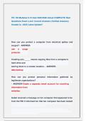 ITE 152 Modules 9-12 Quiz 2025&sol;2026 Actual COMPLETE Real  Questions Exam s and  Correct Answers &lpar;Verified Answers&rpar;   Graded A&plus; &sol;2025 Latest Update&excl;&excl;  