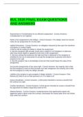 BUL 3320 FINAL EXAM QUESTIONS AND ANSWERS
