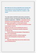 MISY 5360 Exam One Review 2025&sol;2026 Actual Complete Real  Exam Questions & Correct Well Elaborated Answers &vert;100&percnt;  Verified solutions &vert; Already Verified Test &vert; Graded A&plus; &sol; 2025  Latest&excl;&excl;  