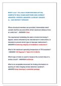 NICET Level 1 Fire Alarm EXAM 2025&sol;2026 ACTUAL  COMPLETE REAL EXAM QUESTIONS AND CORRECT  ANSWERS &sol;VERIFIED ANSWERS &sol;ALREADY GRADED                  A&plus; &sol; 2025 NEWEST VERSION&excl;&excl;