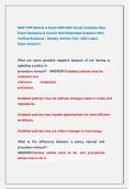 NIGP CPP Module A Exam 2025&sol;2026 Actual Complete Real  Exam Questions & Correct Well Elaborated Answers&vert;100&percnt;  Verified Solutions &vert; Already Verified Test &vert; 2025 Latest                   Exam Version&excl;&excl; 