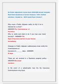 NJ Public Adjustment review Exam 2025&sol;2026 Actual Complete  Real Exam Questions & Correct Answers &vert; 100&percnt; Verified  solutions &vert; Graded A&plus; &sol; 2025 Latest Exam Version&excl;&excl;  