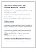 NUR 162 Psych Module 1-4 &lpar;UNIT TEST 1&rpar; QUESTIONS WITH CORRECT ANSWERS&period;pdf