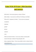 Nur 155 Bundled Tests 2026 Questions and Answers