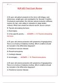 NUR 603 Final Exam Review Questions & Answers &vert; Comprehensive Study Guide
