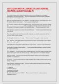 CTS-D EXAM WITH ALL CORRECT & 100&percnt; VERIFIED ANSWERS&vert;ALREADY GRADED A&plus;