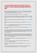 CTS 120 MIDTERM EXAM STUDY GUIDE WITH ALL CORRECT & 100&percnt; VERIFIED ANSWERS&vert;UPDATED TO PASS