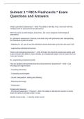 Subtest 1 RICA Flashcards Exam Questions and Answers