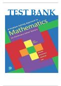 Test Bank for Problem Solving Approach to Mathematics for Elementary School Teachers
