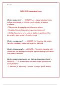 NURS 3720 Leadership Exam Study Guide&colon; Nursing Leadership&comma; Ethics&comma; Conflict Resolution & Team Dynamics