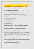 INFOCOMM CTS-I STUDY GUIDE WITH ALL CORRECT & 100&percnt; VERIFIED ANSWERS&vert;ALREADY GRADED A&plus;