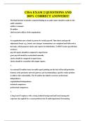 CISA EXAM 2 QUESTIONS AND 100&percnt; CORRECT ANSWERS