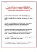 Ontario Private Investigator Exam &lpar;2025&rpar; Questions & Answers &vert; 100&percnt; Correct &vert; Guaranteed Pass
