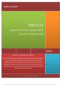 ENG1512  Assignment&colon; 02  Unique Number&colon; 802231  Due Date&colon; 12 September 2025   Question 1&period;1&colon; Language and Grammar a&rpar; Find at least five journal articles related to economics or management sciences&period; From these articles&comma; write down five &lpar;5&rpar; sentences that il