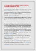 CTS EXAM WITH ALL CORRECT & 100&percnt; VERIFIED ANSWERS&vert;UPDATED TO PASS