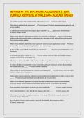 INFOCOMM CTS EXAM WITH ALL CORRECT & 100&percnt; VERIFIED ANSWERS&vert;ACTUAL EXAM&vert;ALREADY PASSED