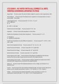 CTS EXAM - AV MATH WITH ALL CORRECT & 100&percnt; VERIFIED ANSWERS&vert;UPDATED TO PASS