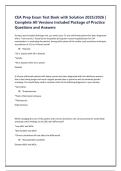CEA Prep Exam Test Bank with Solution 2025&sol;2026 &vert; Complete All Versions Included Package of Practice Questions and Answers