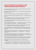 AVIXA CTS EXAM WITH ALL CORRECT & 100&percnt; VERIFIED ANSWERS&vert;ALREADY GRADED A&plus;