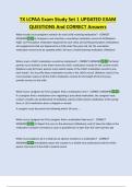 TX LCPAA Exam Study Set 1 UPDATED EXAM  QUESTIONS And CORRECT Answers