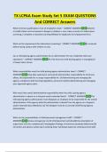 TX LCPAA Exam Study Set 5 EXAM QUESTIONS  And CORRECT Answers