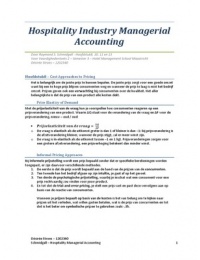 Samenvatting Schmidgall - Managerial Accounting