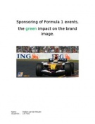 Bachelor Thesis - Brand Image of Sponsoring Formula 1