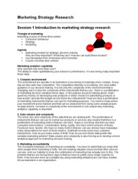 Sessions Marketing Strategy Research