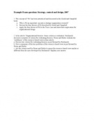 Example Exam Questions SCD (2007)