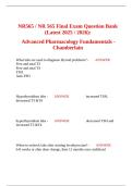 NR565 &sol; NR 565 Final Exam Question Bank &lpar;Latest 2025 &sol; 2026&rpar;&colon;  Advanced Pharmacology Fundamentals - Chamberlain