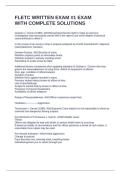 FLETC Written