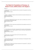 Test Bank for Foundations of Strategy 2nd Edition by Robert M&period; Grant&comma; Judith J&period; Jordan &lpar;All Chapters&rpar;