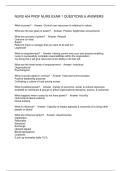 NURS 404 PROF NURS EXAM 1 QUESTIONS & ANSWERS
