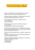 CERTIFIED PROFESSIONAL CODER TEST QUESTIONS AND CORRECT ANSWERS