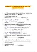 OUTPATIENT CODING FINAL EXAM 1-26 QUESTIONS AND CORRECT ANSWERS