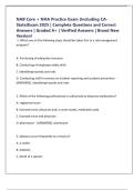 NAB Core &plus; NHA Practice Exam &lpar;Including CA-State&rpar;Exam 2025 &vert; Complete Questions and Correct Answers &vert; Graded A&plus; &vert; Verified Answers &vert; Brand New Version&excl;