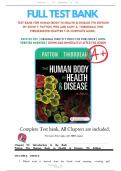 Test Bank For Human Body in Health & Disease 7th Edition By Kevin T&period; Patton&comma; PhD and Gary A&period; Thibodeau&comma; PhD 9780323402118 Chapter 1-25 Complete Guide &period;