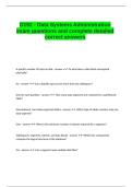 D192 - Data Systems Administration exam questions and complete detailed correct answers