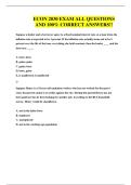ECON 2030 EXAM ALL QUESTIONS AND 100&percnt; CORRECT ANSWERS