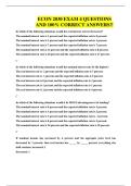 ECON 2030 EXAM 4 QUESTIONS AND 100&percnt; CORRECT ANSWERS