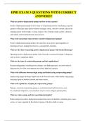 EPRI EXAM 3 QUESTIONS WITH CORRECT ANSWERS